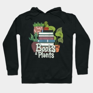 Books and plants Hoodie